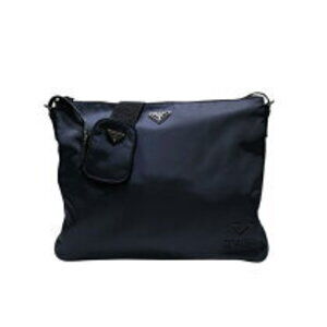 Prada Re Shoulder Bag Navy Blue Nylon